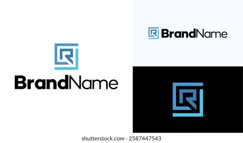 Letter R Logo design concept, Simple modern Initial CR monogram vector logo design template element for usable business and branding Logos