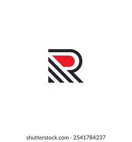 Letter R logo design conpcept for professional company