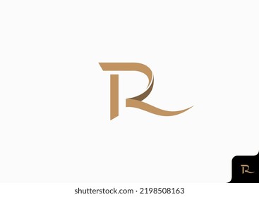 Letter R Logo Design, Creative Minimal Modern icon