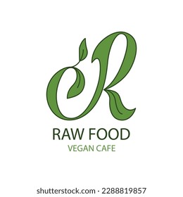 Diseño del logotipo de la letra R. Símbolo del logo de Creative R. Ilustración vectorial aislada en fondo blanco. Logotipo de script. Plantilla de logotipo tipográfico elegante. Plantilla de icono de símbolo R, identidad de corporación