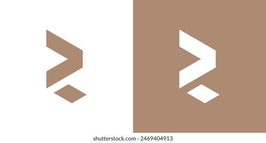 Letter R logo design with creative concept. Premium Vector