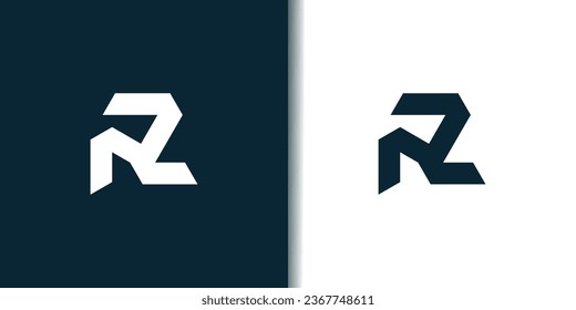 Letter R logo design element vector with modern concept