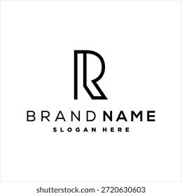 letra R logo elemento de diseño Vector Plantilla