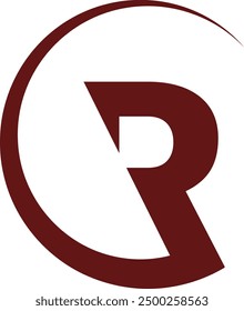 Letter R Logo Design Icon |Editable in Vector Format in Color.