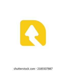 letter R . logo design illustration