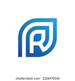 Letter R logo design, R initial logo, modern, unique, creative, vector