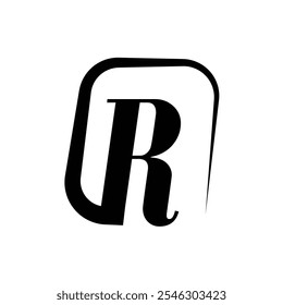 Letter R logo Design, Initial Letter R Logo Design, Letter R logo icon design template elements, Letter R brand logo, 