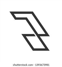 letter R logo  design inspiration . letter R with monoline style . R monogram