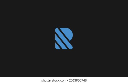 LETTER R LOGO DESIGN WITH NEGATIVE SPACE EFFECT FOR ILLUSTRATION USE