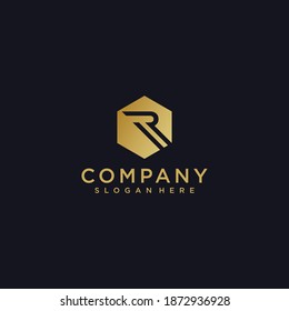 Letter r logo design Premium Vector part 3