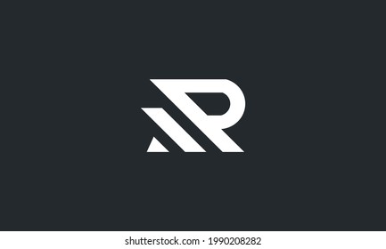 letter r logo design or r real estate logo concept