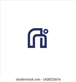 Letter R Logo Design With Square