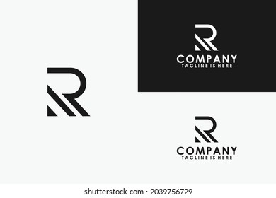 Logo-Design-Vorlage für Buchstaben R 
