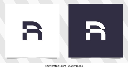 plantilla de diseño de logotipo de letra r