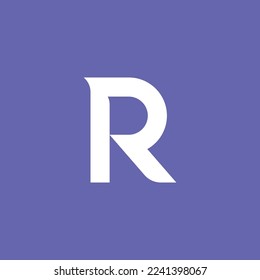 Letter R logo design Logo template, Creative R logo vector symbol