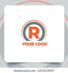 Letter R Logo Design Template Branding And Two Color, Creative Custom Premium Vector. Modern Creative Hi-Quality Minimal Digital Business Letter R Logo Template.