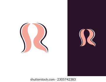 Logo-Design für Buchstaben R - Logo-Design-Vorlage
