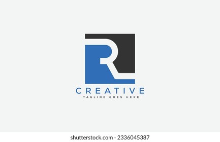 Letter R logo design template vector illustration.