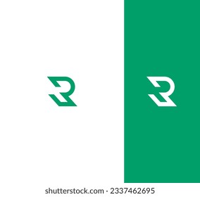 Letter R logo design template.