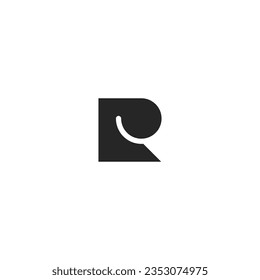 Letter R logo design template element