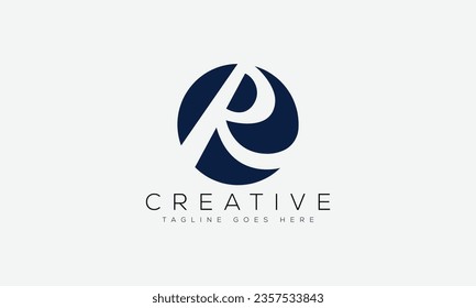 Letter R logo design template vector illustration.