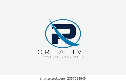 Letter R logo design template vector illustration.