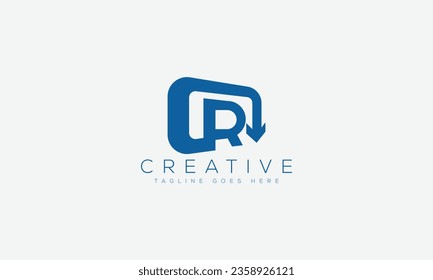 Letter R logo design template vector illustration.