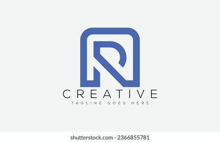 Letter R logo design template vector illustration