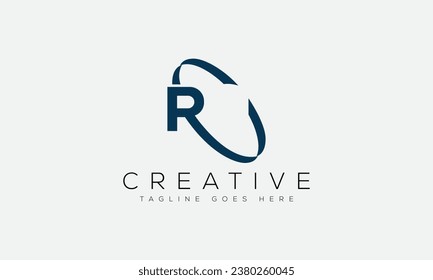 Letter R logo design template vector illustration