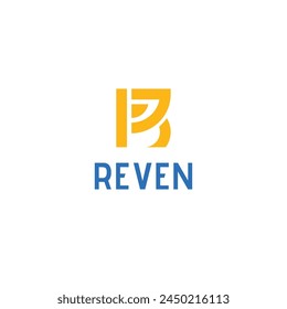 letter R logo design template. Colorful creative sign and symbol