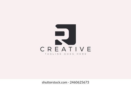 Letter R logo design template vector illustration