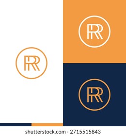 Letra R Plantilla de diseño de logotipo