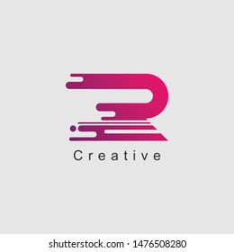 Letter R Logo Design Vector