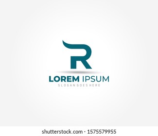 Letter R Logo. R Letter Design Vector Template 