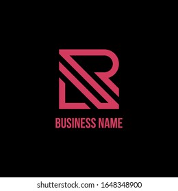 vector de diseño del logotipo Carta R