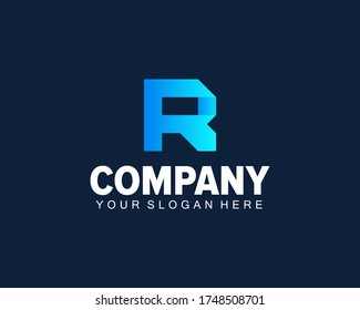vector de diseño de letra o logotipo. plantilla mínima de diseño de logotipo de negocios inmobiliarios modernos. 