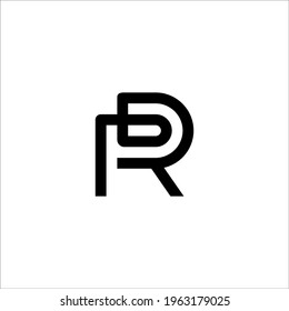 signo vectorial de diseño de logotipo R de letra