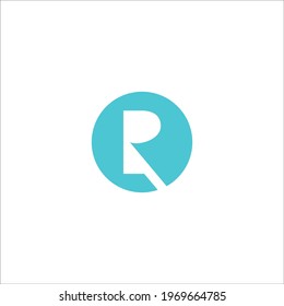 letter R logo design vector sign
