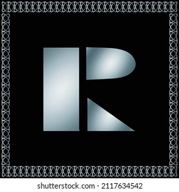 Letter R , Letter logo design , vector illustration , letter vector logo abstract , Logo Design Letter