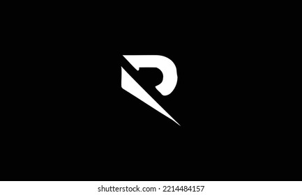 Letter R logo design vector illustration