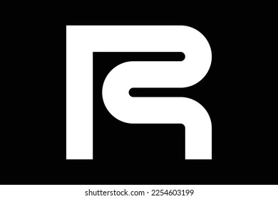 vector de diseño del logotipo de la letra R