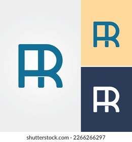 Letter A and R Logo Design Vector