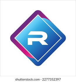 Letter R Logo. R Letter Design Vector