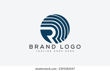 letter R logo design vector template design for brand.