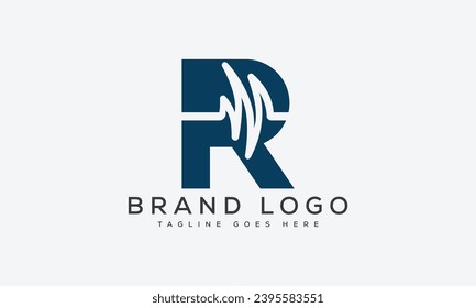 diseño de la plantilla vectorial de diseño del logotipo R de la letra para la marca.