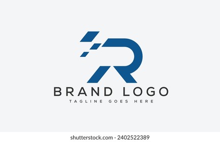 diseño de la plantilla vectorial de diseño del logotipo R de la letra para la marca.