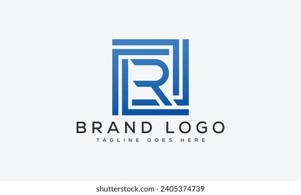 letter R logo design vector template design for brand.