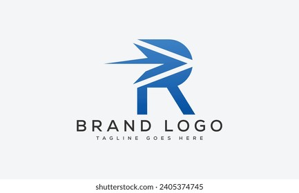 letter R logo design vector template design for brand.