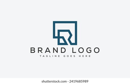 diseño de la plantilla vectorial de diseño del logotipo R de la letra para la marca.