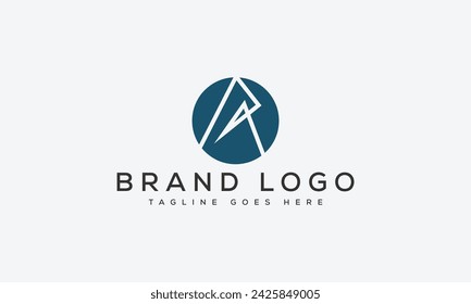 Diseño de plantilla de vector de diseño de logotipo de letra R para marca.